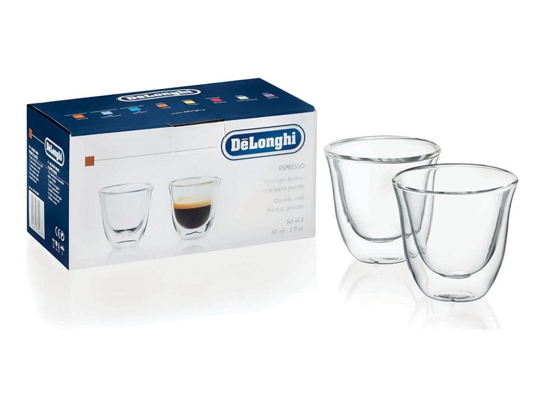 DeLonghi Parts: Delonghi Espresso Double Wall Glasses (5513214591