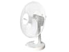 Alva 30cm White Plastic Desk Fan (ACS205)