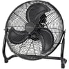 Alva Air 50cm High Velocity Matt Black Floor Fan (ACS210B)