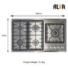 Alva 90cm Stainless Steel 5-Burner Gas Hob (GDH101)