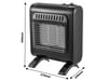 Alva 3-Panel Infrared Radiant Indoor Gas Mini Heater (GH303)
