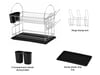 Casa Catania 2 Tier Dish Drainer (DDCAT201PPBK)