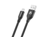 Volkano Flexi Series 1.5m 12W USB to MFI Lightning Cable Black (VK-20269-BK)