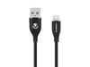 Volkano Flexi Series 1.5m 12W USB to MFI Lightning Cable Black (VK-20269-BK)