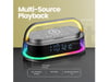 Volkano Awaken Series Wireless Charging Alarm Clock Speaker (VK-3129-GR)