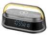 Volkano Awaken Series Wireless Charging Alarm Clock Speaker (VK-3129-GR)