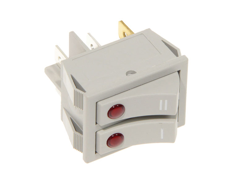 DeLonghi Heater Parts: Delonghi Luminous Double Switch For KH770715  (5108007900) - SnH Electronic Services